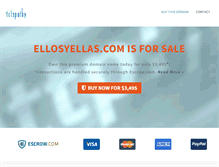 Tablet Screenshot of ellosyellas.com